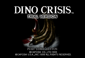 Dino Crisis (Demo) Title Screen